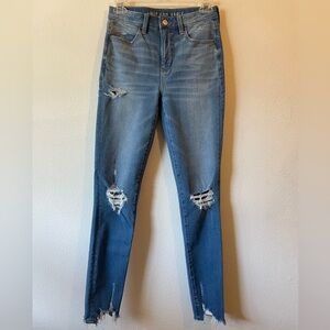 American Eagle high rise jeans, Size 4